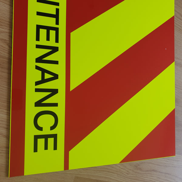 Highway Maintenance Sign