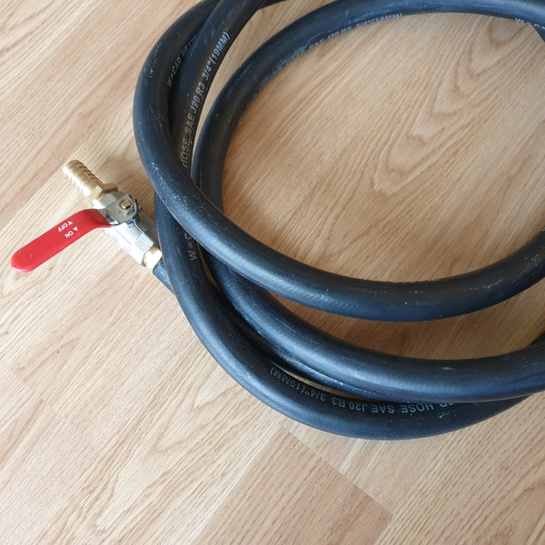 4m Wash Down Hose - Tap - Nozzle