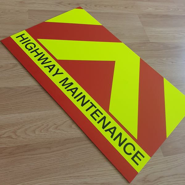 Highway Maintenance Sign